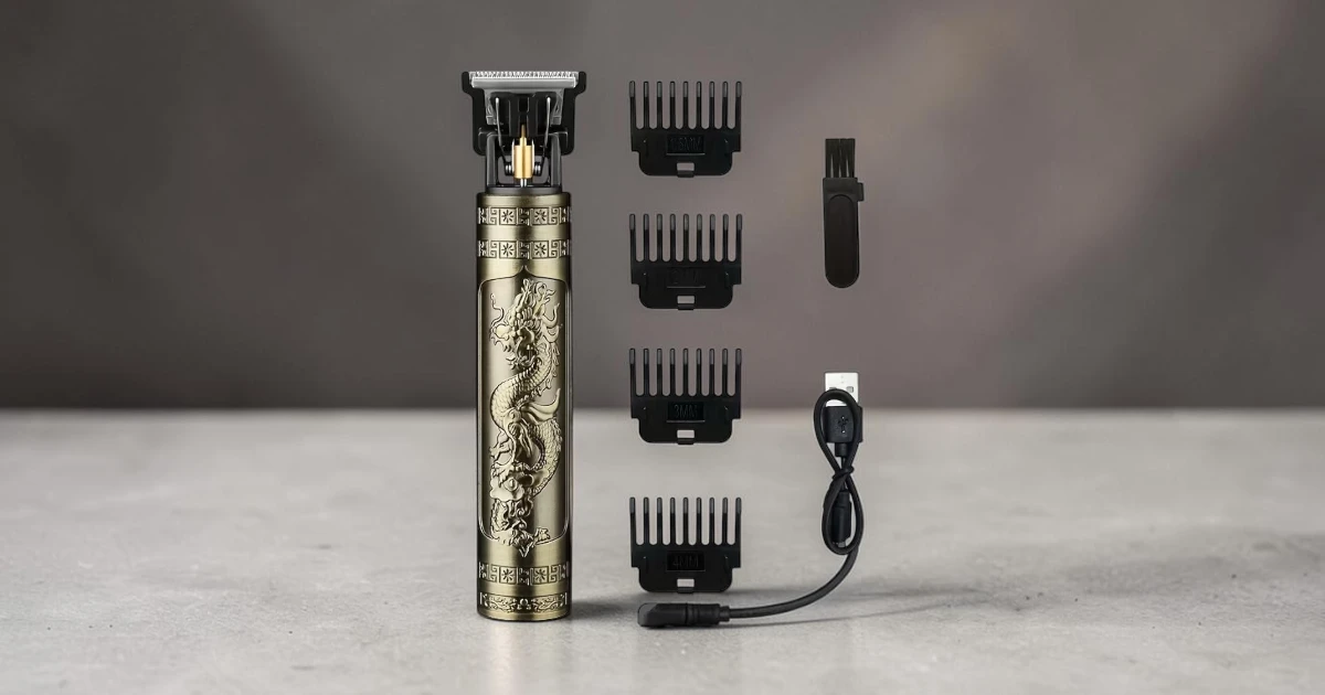 Dragon Engraved T-Blade Trimmer