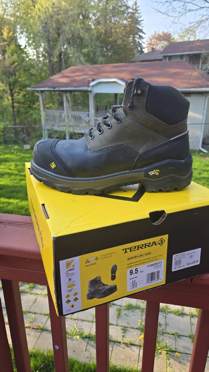 Terra Gantry 4IN S1P Safety Boots Grey/Black Size 9.5 - photo 4