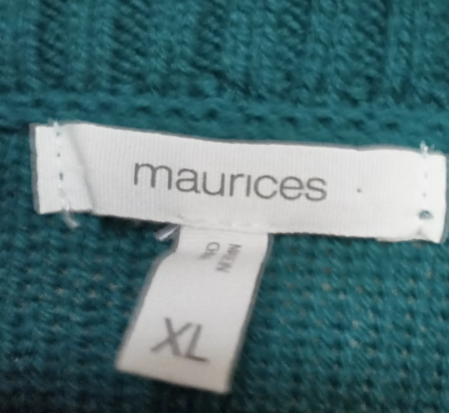 Maurices Women's Teal Cowl Neck Sweater - XL - photo 2