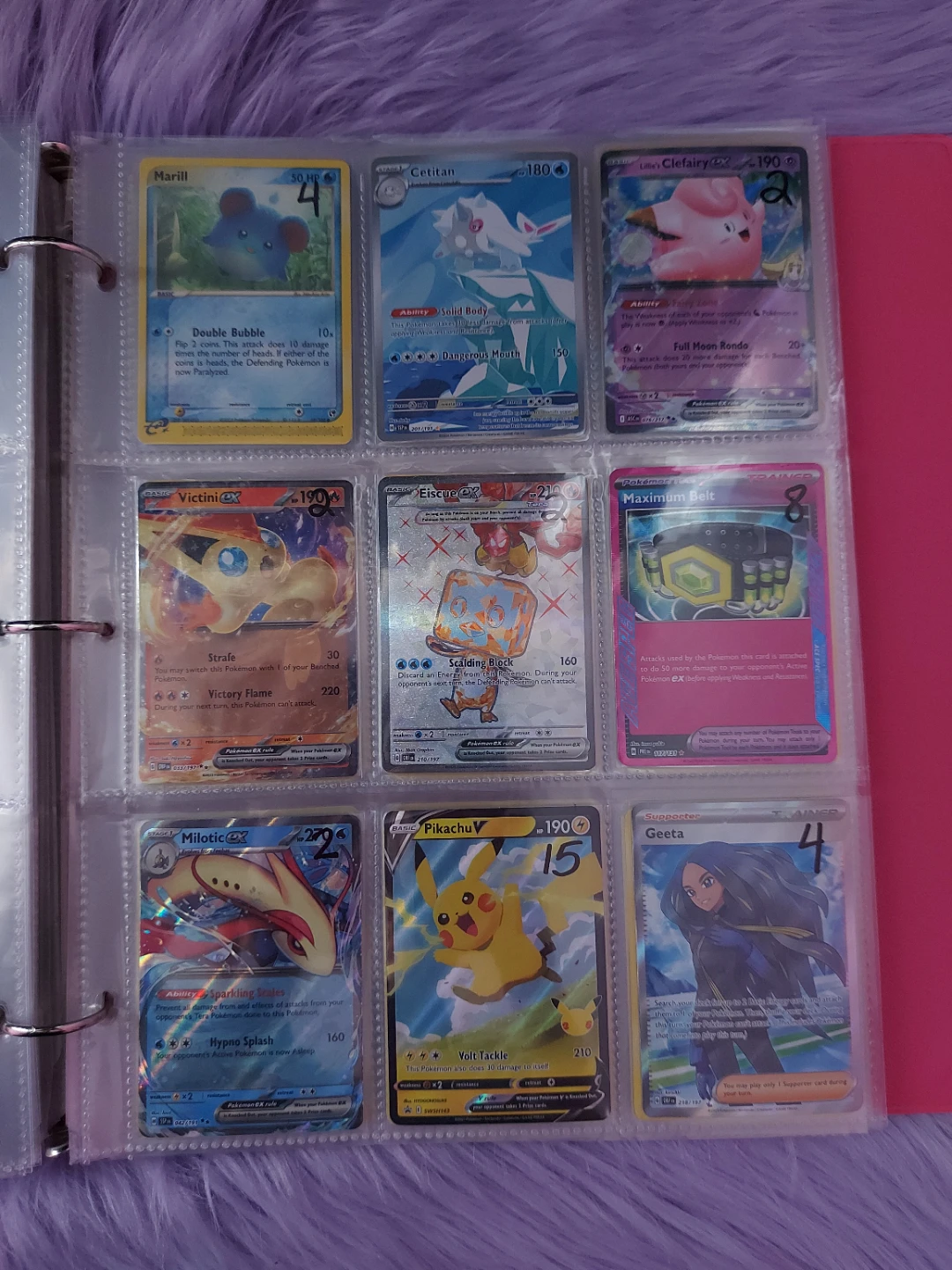 Assorted Pokémon Trading Cards Various Sets