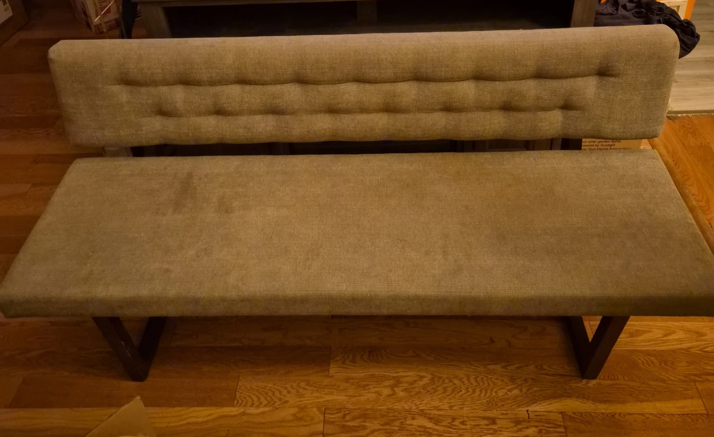 Tufted Back Bench Seating
