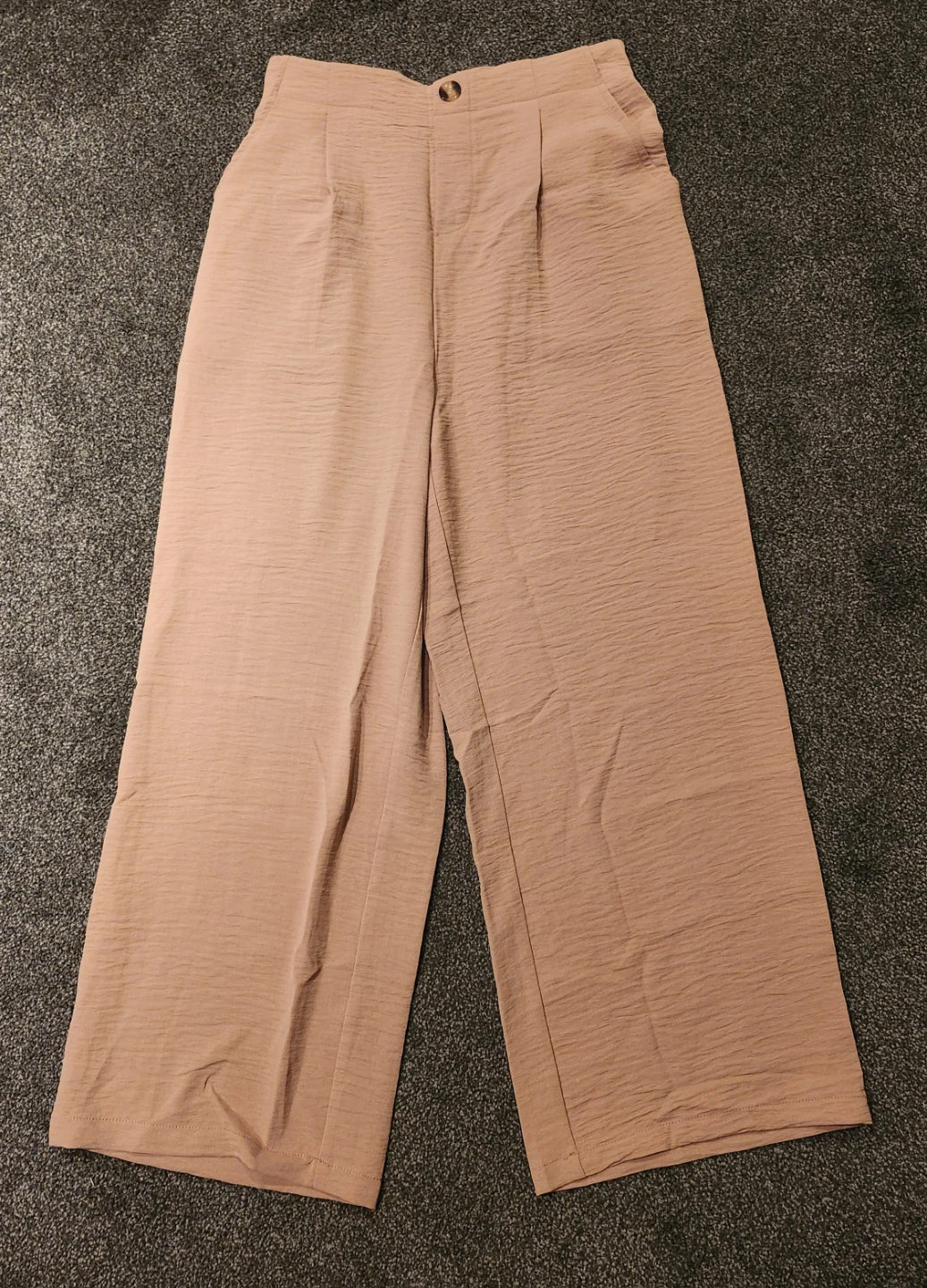 Peach Wide Leg Pants