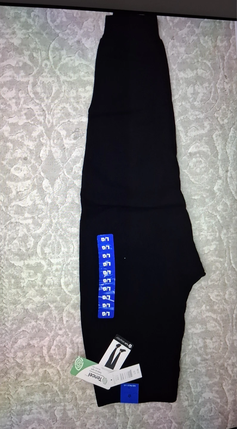 Tuff Athletics Black Tencel Leggings Size L