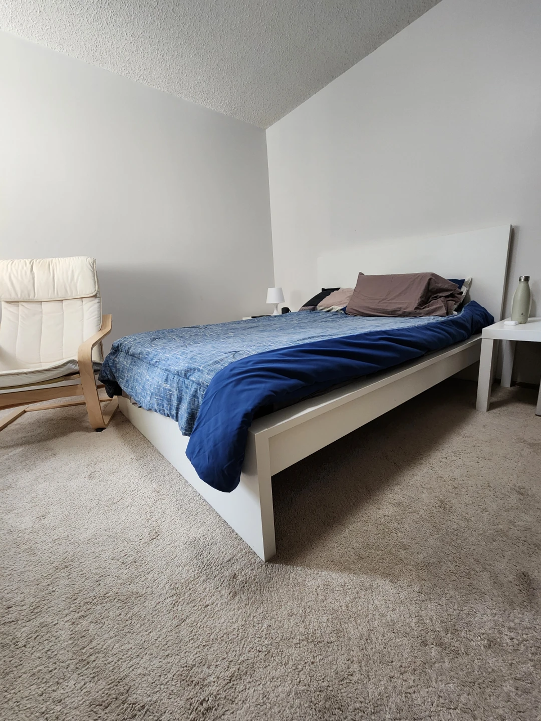 *Ikea White Malm Bed Frame-Like New - photo 2