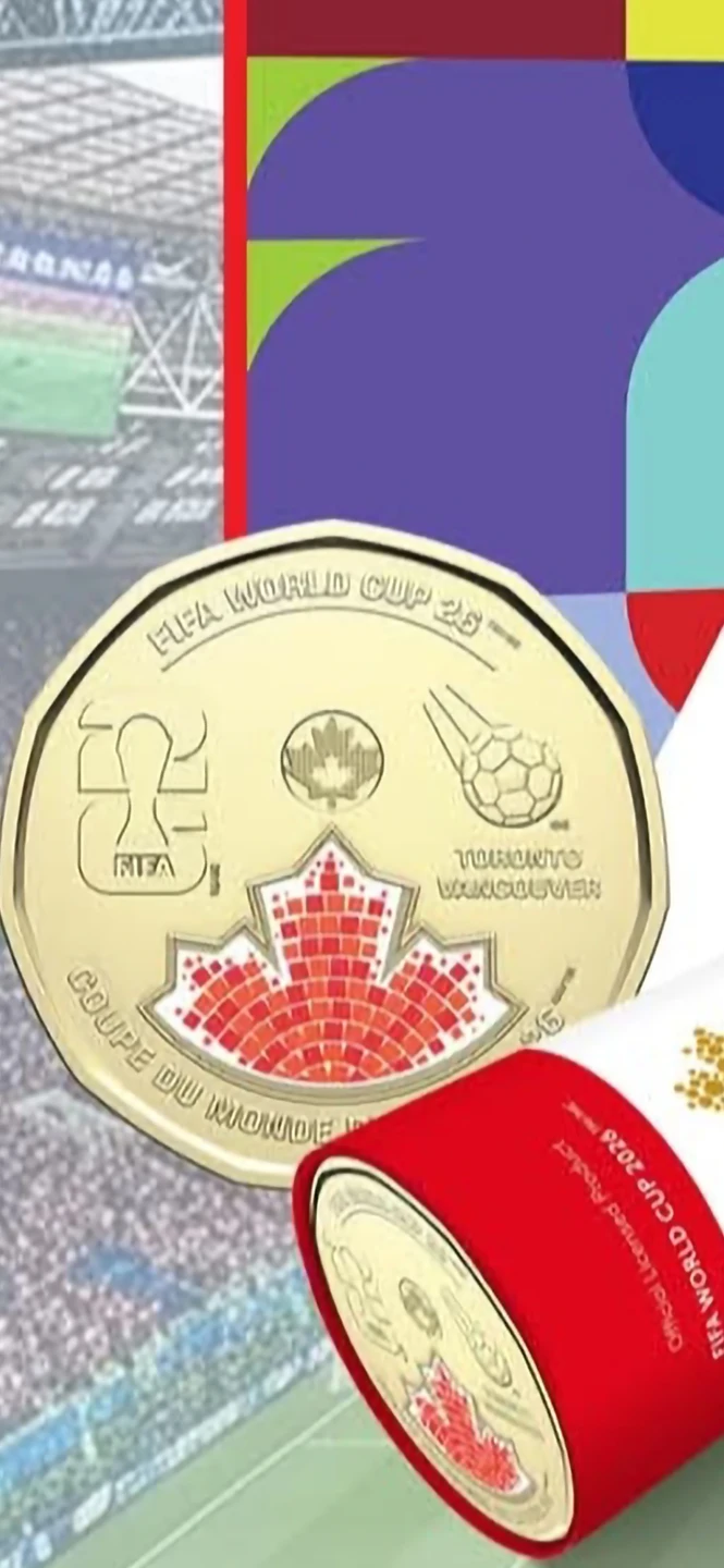 FIFA World Cup 2026 Canada Dollar Coin Roll