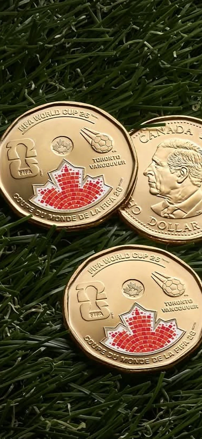 FIFA World Cup 2026 Canada Dollar Coin Roll - photo 2