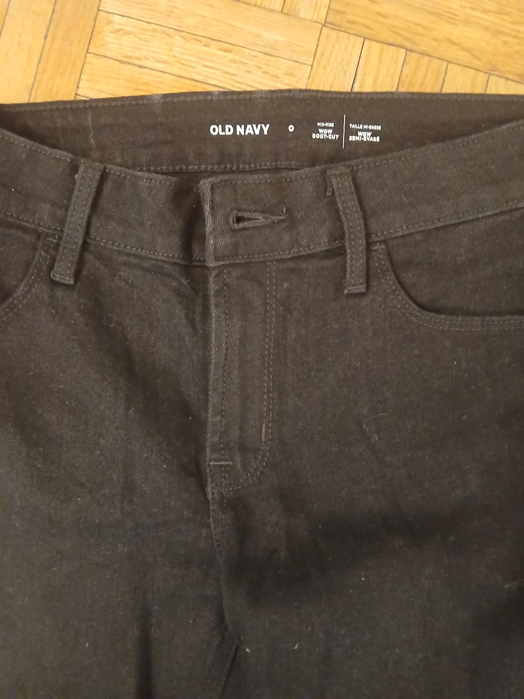 Old Navy Mid-Rise Boot-Cut Jeans - Black - photo 3
