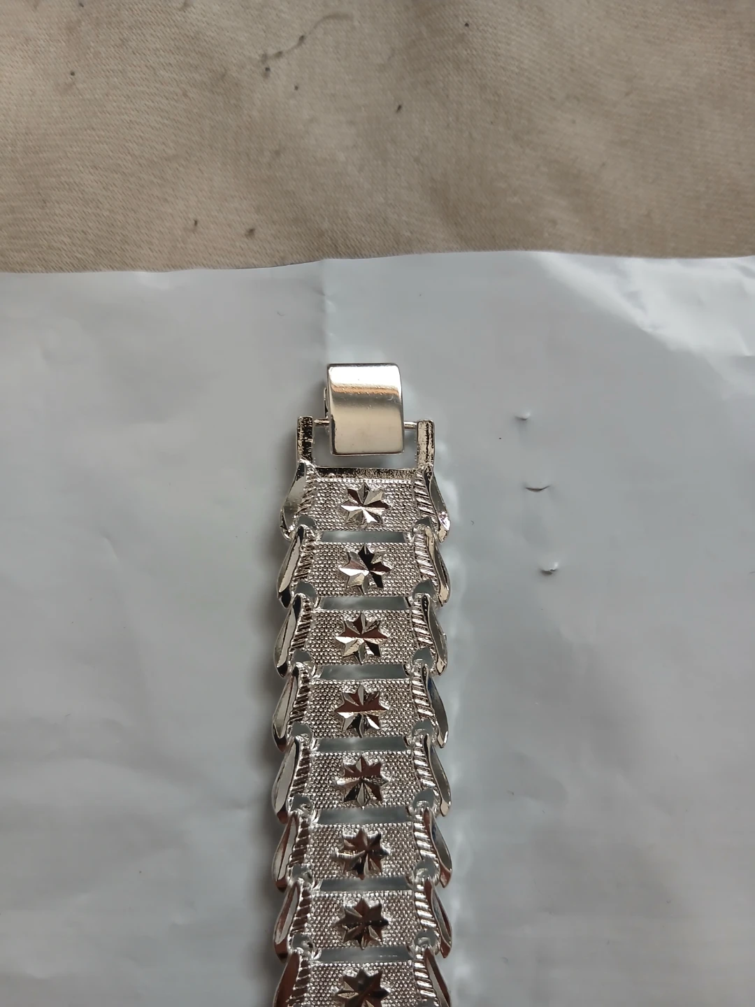 925 Silver Coin Design Anti-Allergy Bracelet - photo 2