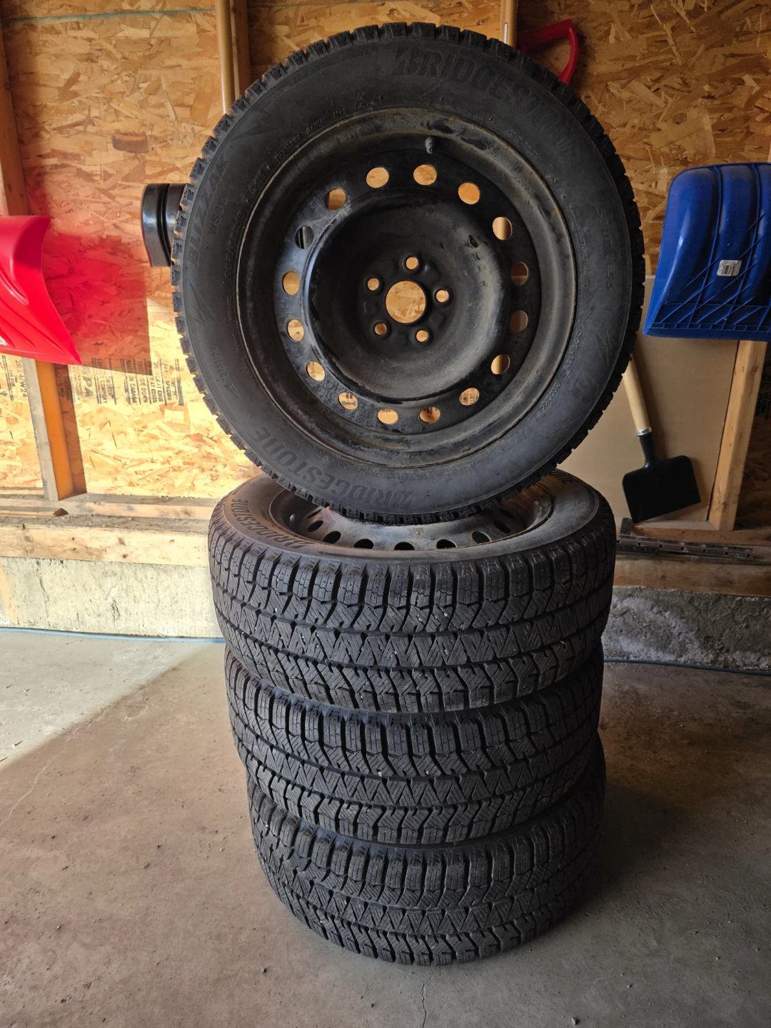 A set of 4 winter tires