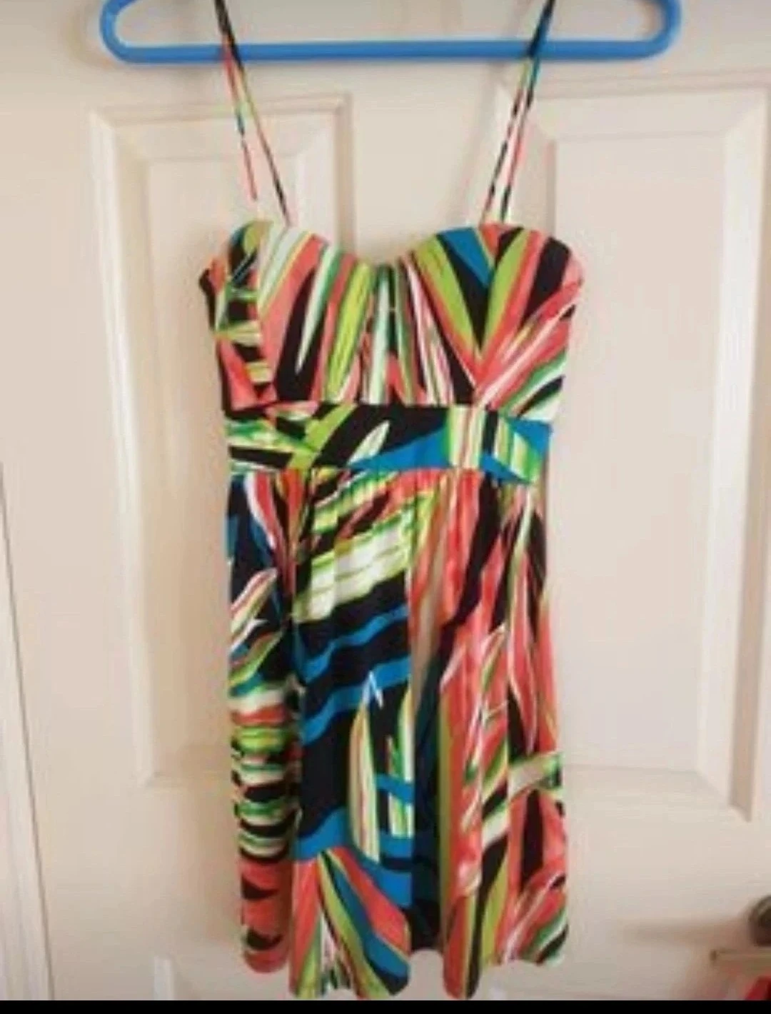 Strappy Sundress - Tropical Print
