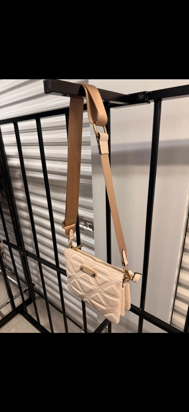 ALDO Quilted Crossbody Bag - Cream