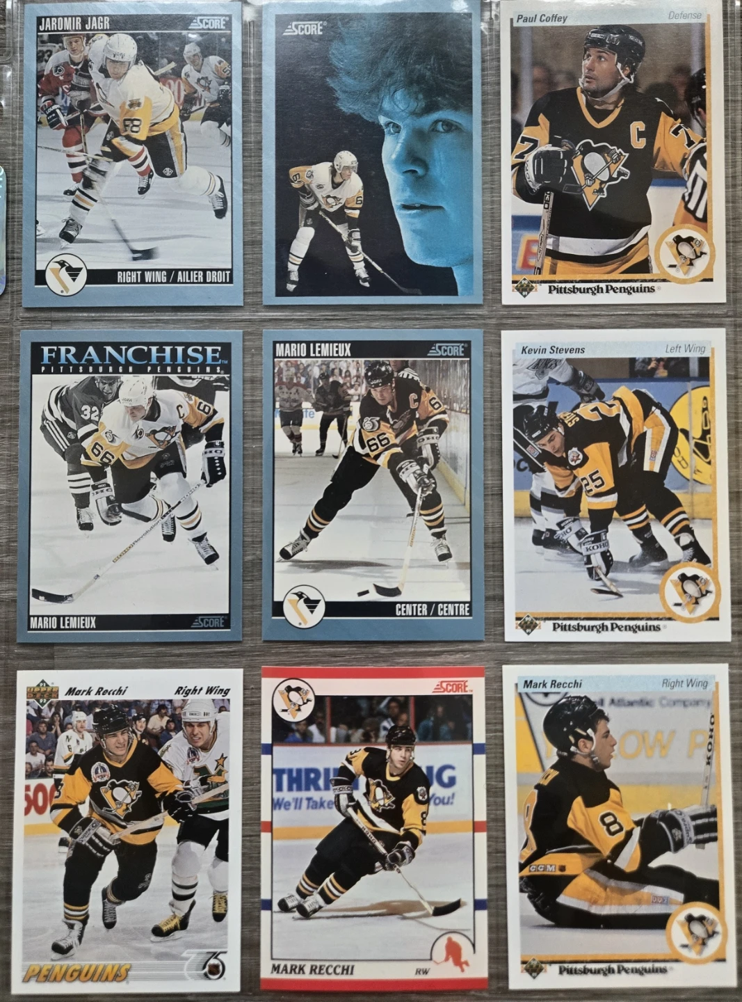 600+Pristine 80'-90's Card Lot, Sorted, Bruins, Wings, Penguins - photo 4
