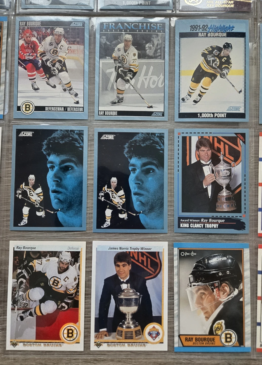 600+Pristine 80'-90's Card Lot, Sorted, Bruins, Wings, Penguins - photo 5