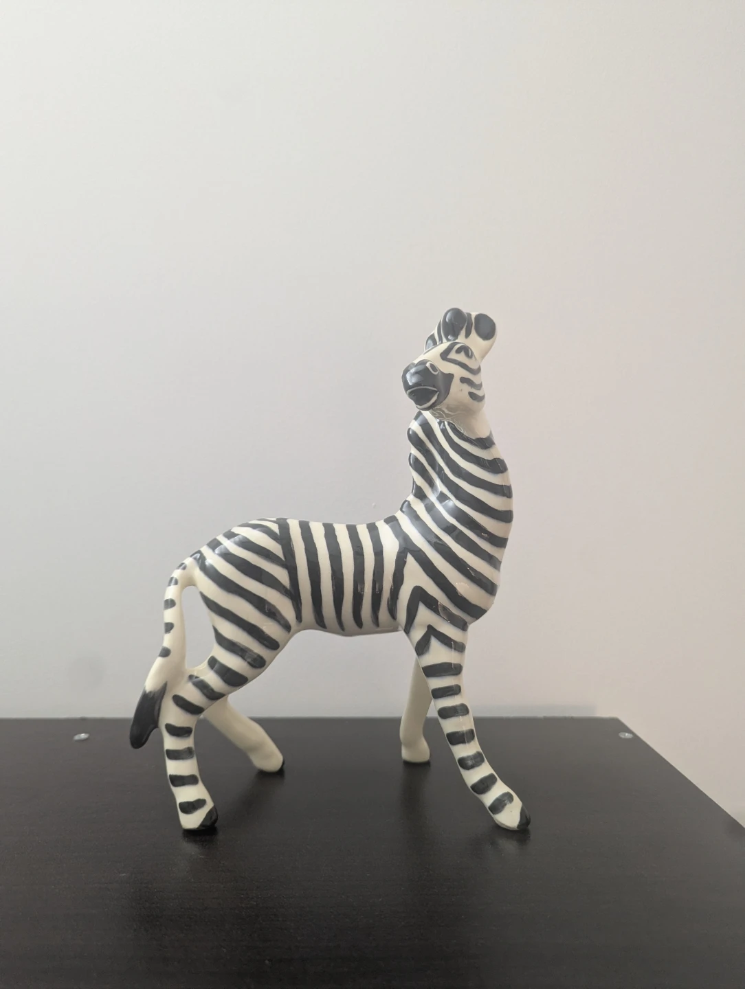 Ceramic Zebra Figurine