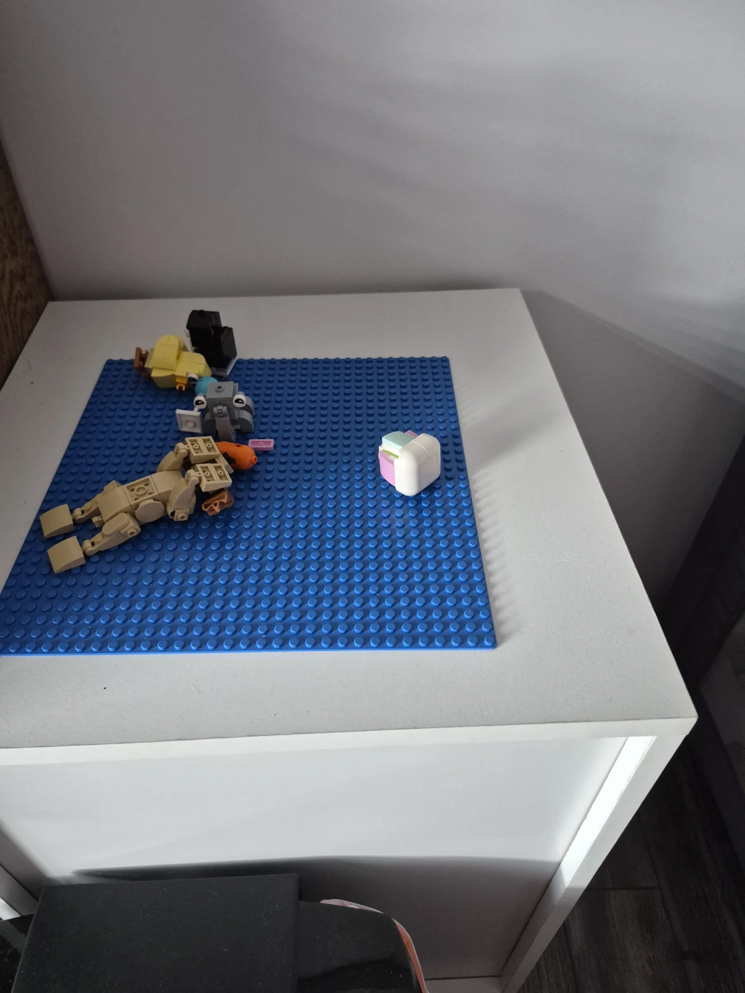 LEGO building bricks and baseplate