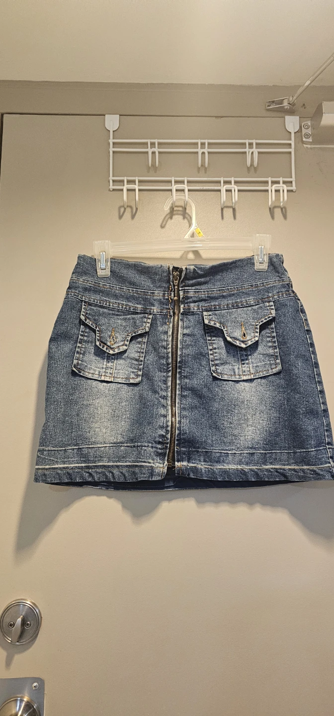 Denim Mini Skirt - photo 2