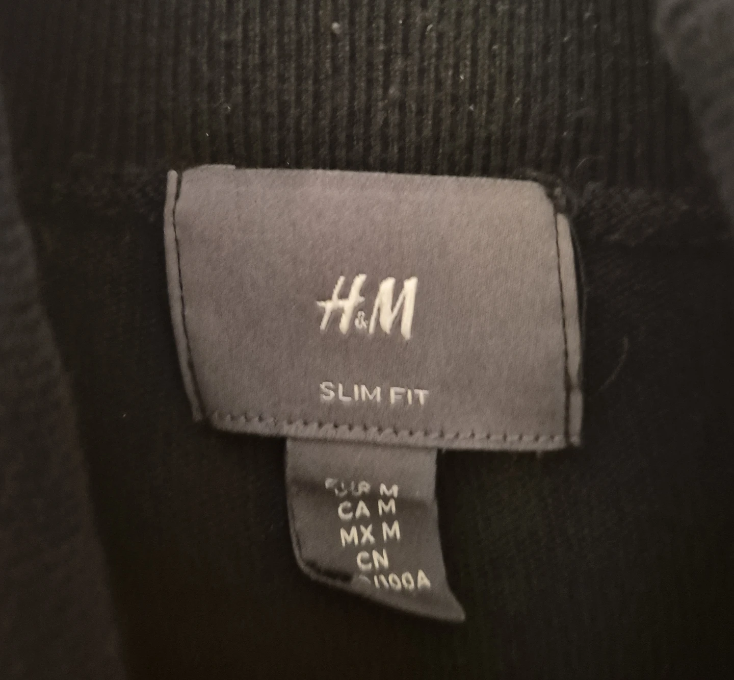 Black H&M Slim Fit Turtleneck Sweater - Size M - photo 3