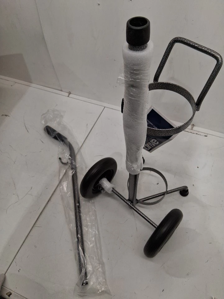 DRIVE MEDICAL STORE Rolling Two Wheel Oxygen Tank Cylinder Cart - photo 4