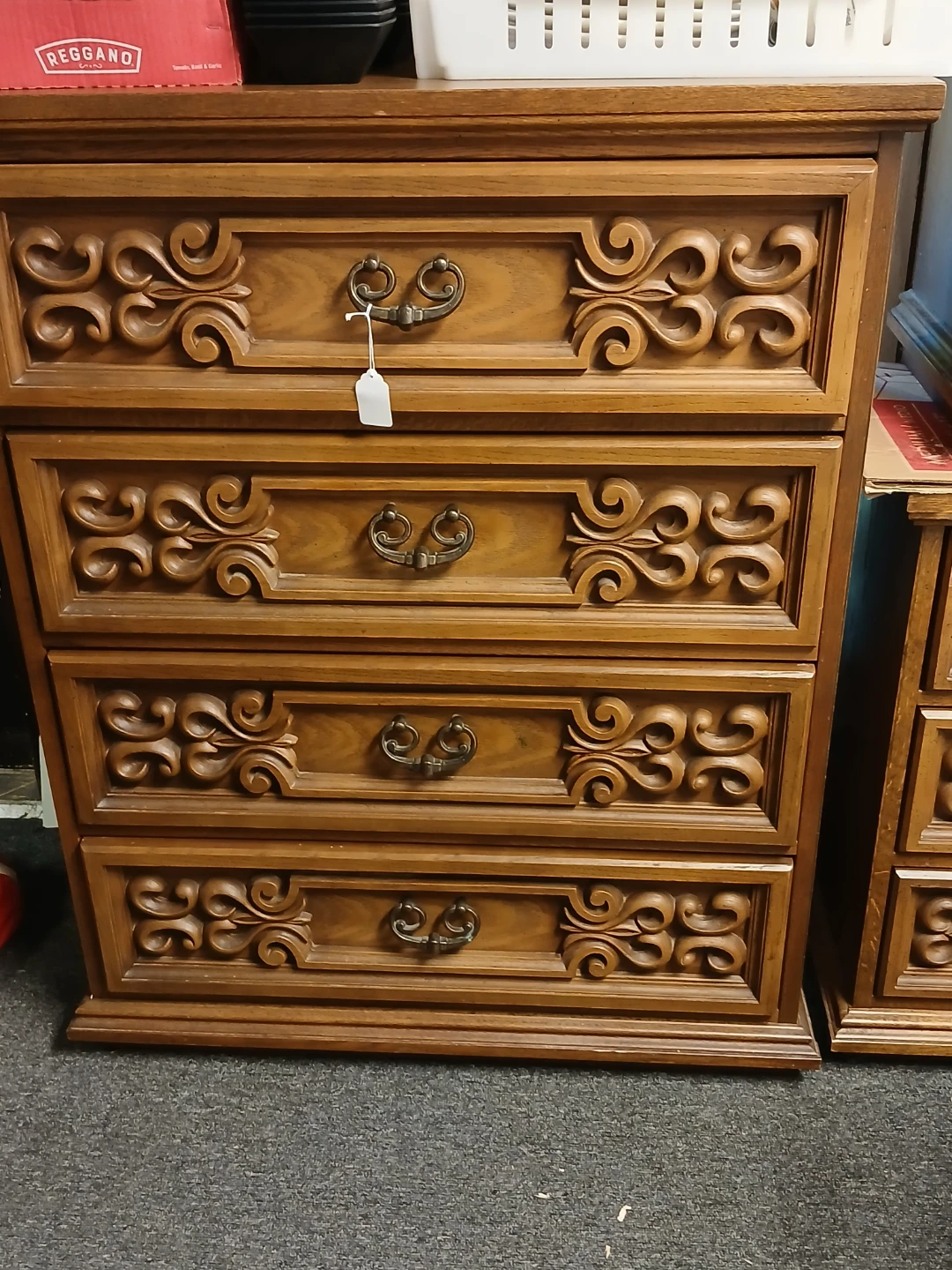Vintage Wooden Dresser Chest of Drawers - photo 2