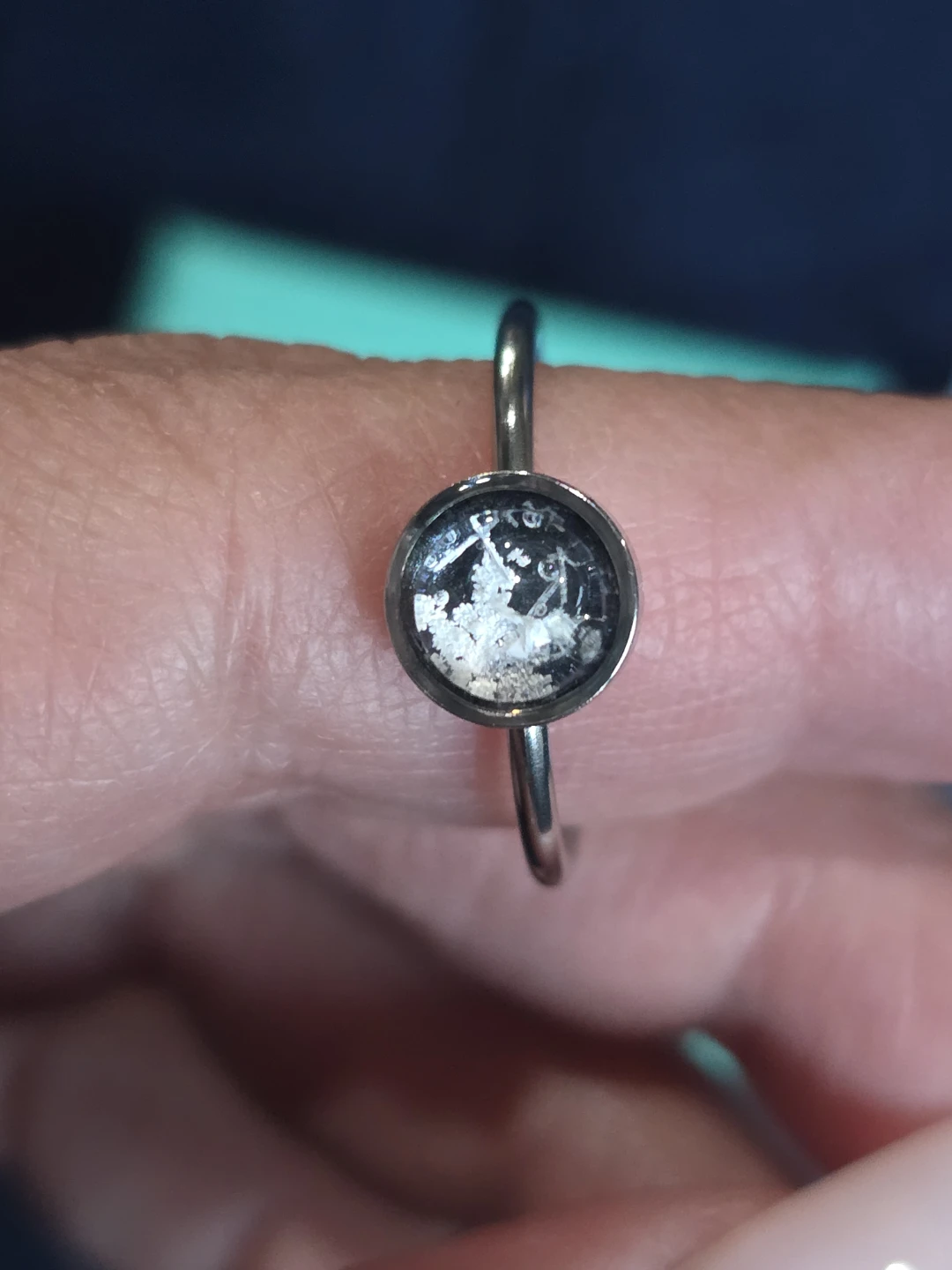 Real Preserved Snow Ring