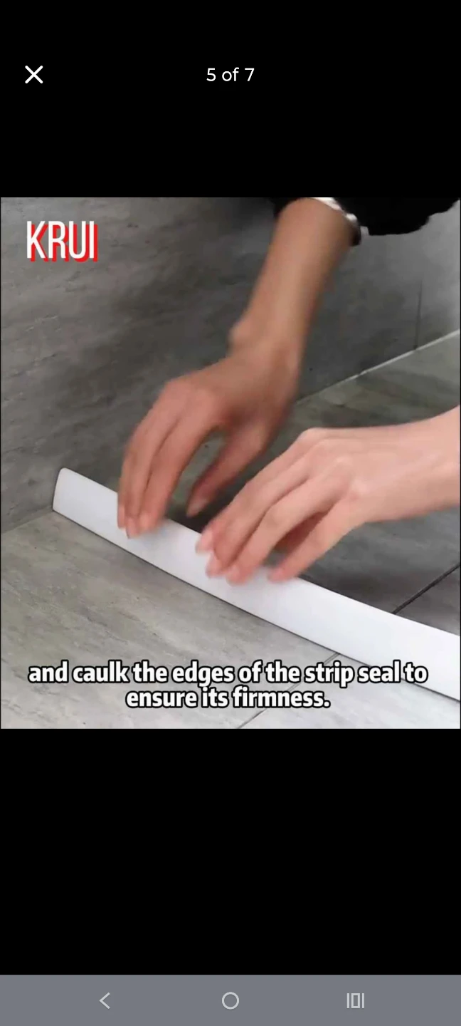 Collapsible Shower Threshold Water Dam - photo 5