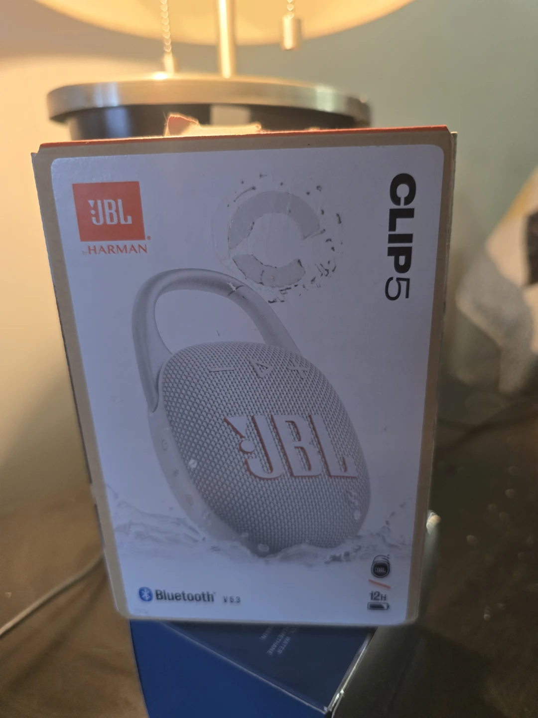JBL CLIP 5 Portable Bluetooth Speaker - Grey