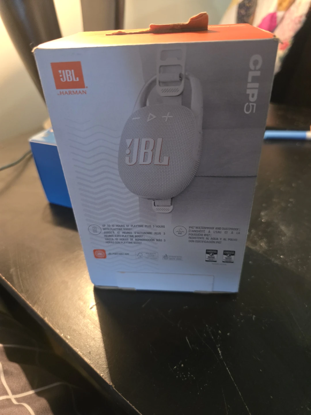 JBL CLIP 5 Portable Bluetooth Speaker - Grey - photo 2