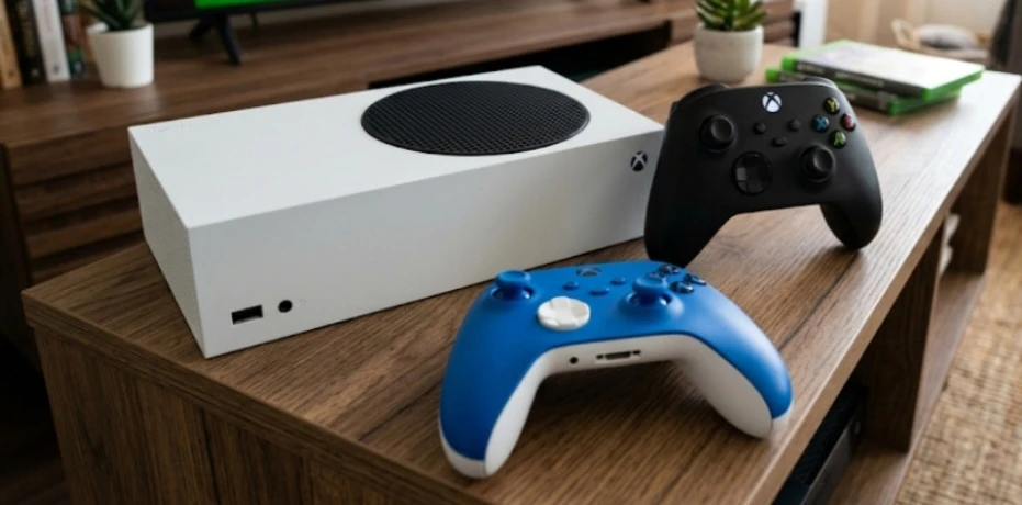 Xbox Series S + 2 controlles + batteries - photo 5