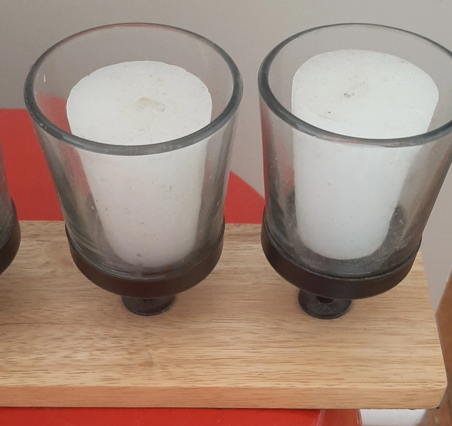 Candle holder with 5 glass cups - photo 2