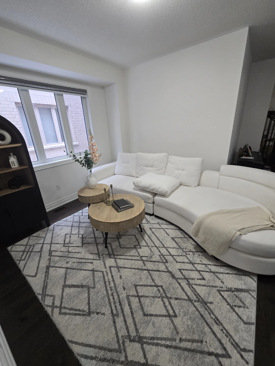 White Sectional Sofa - photo 2