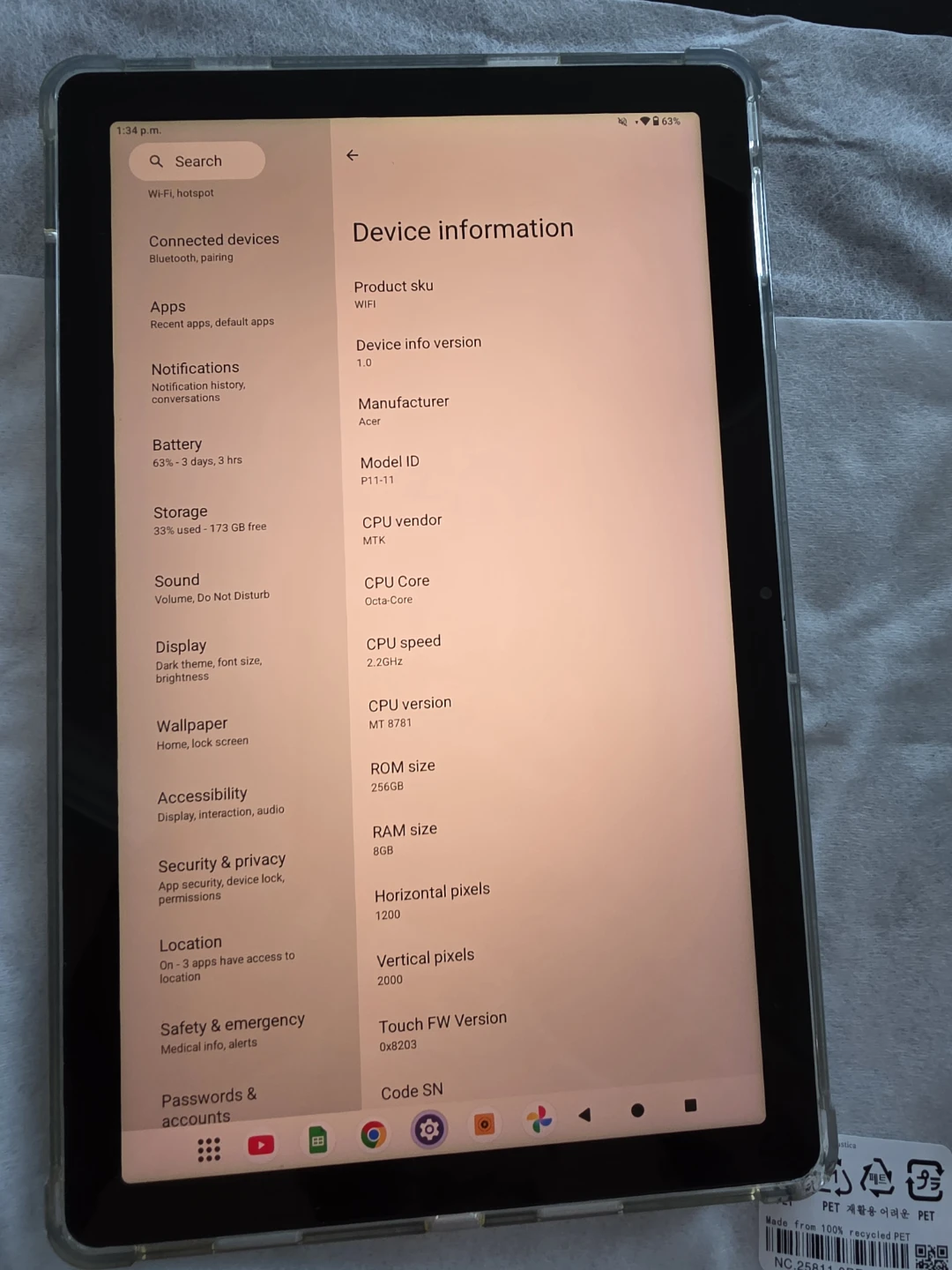 Acer Chromebook Spin 314 TABLET - photo 3
