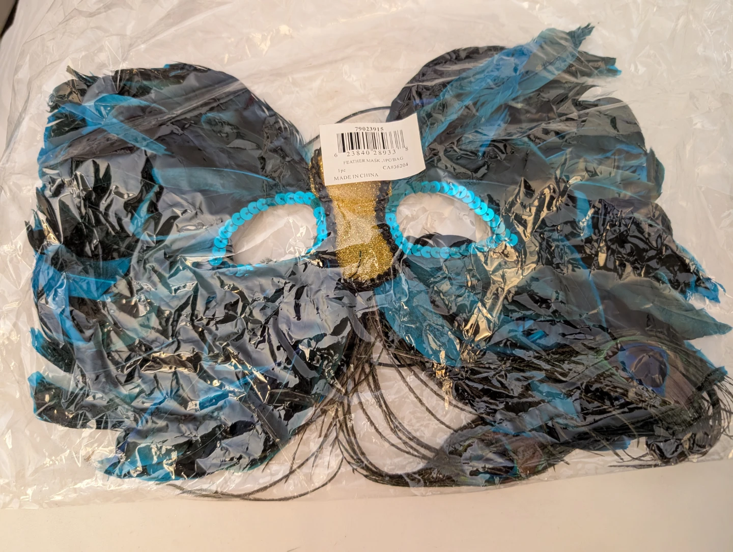 Peacock Masquerade Mask - photo 3