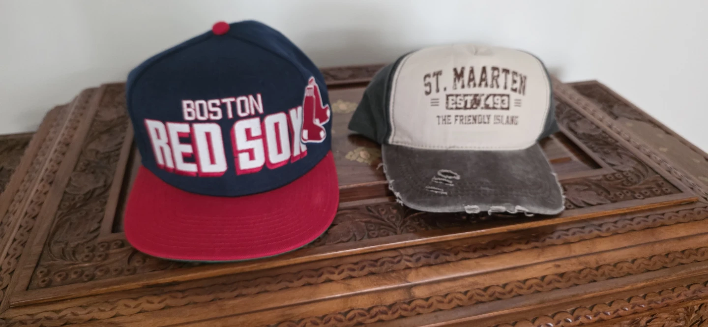 Boston Red Sox & St. Maarten Baseball Caps (Set of 2) - photo 3