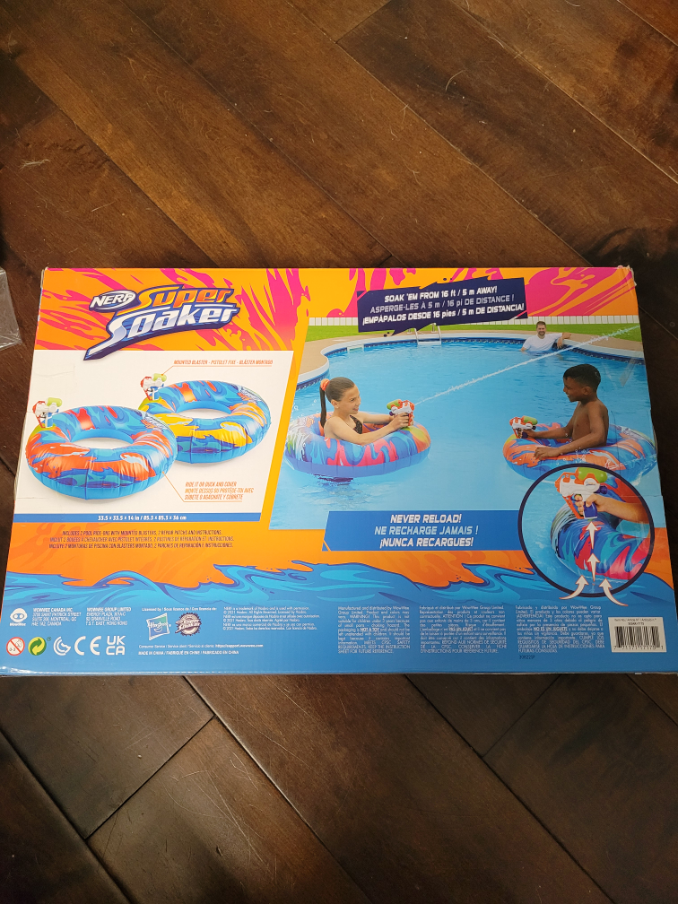 Nerf Super Soaker Hydro Battle Cruiser Water Gun Pool Float - photo 2