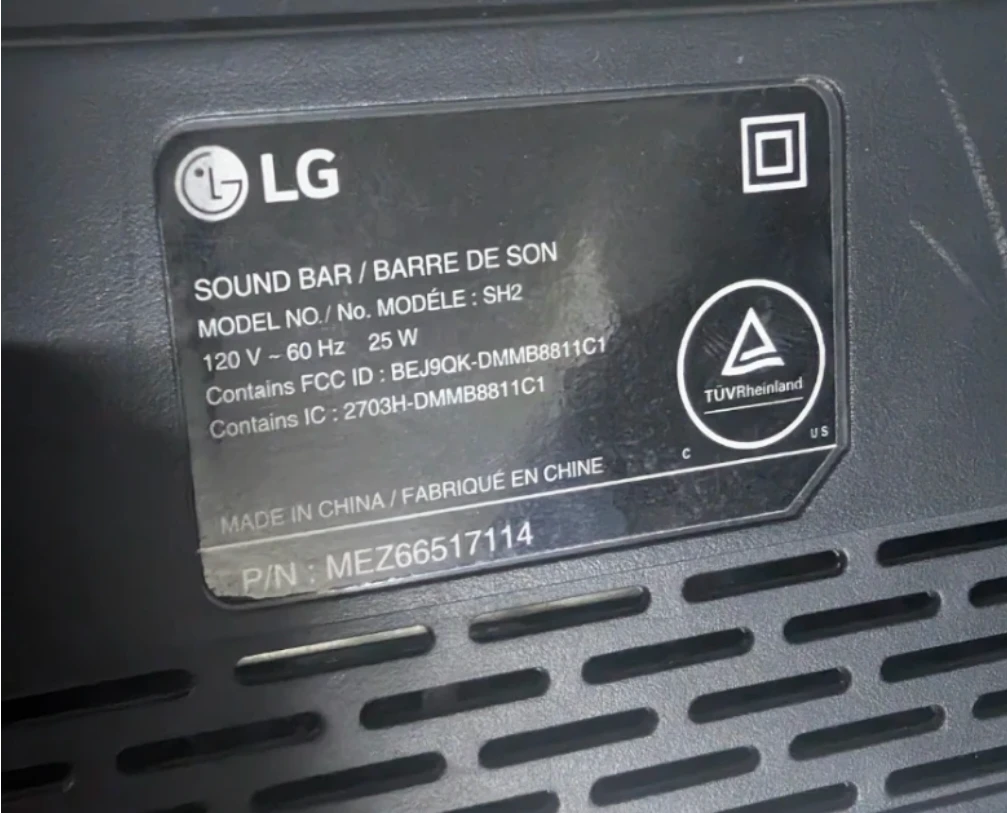 LG Sound Bar Model SH2 - photo 5