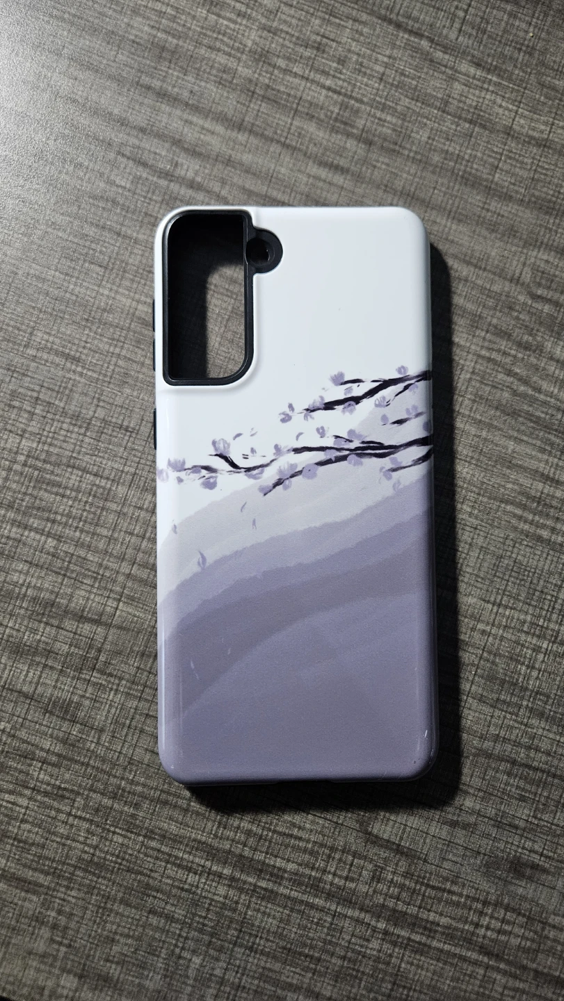 S21+ Phone Case with Floral Design