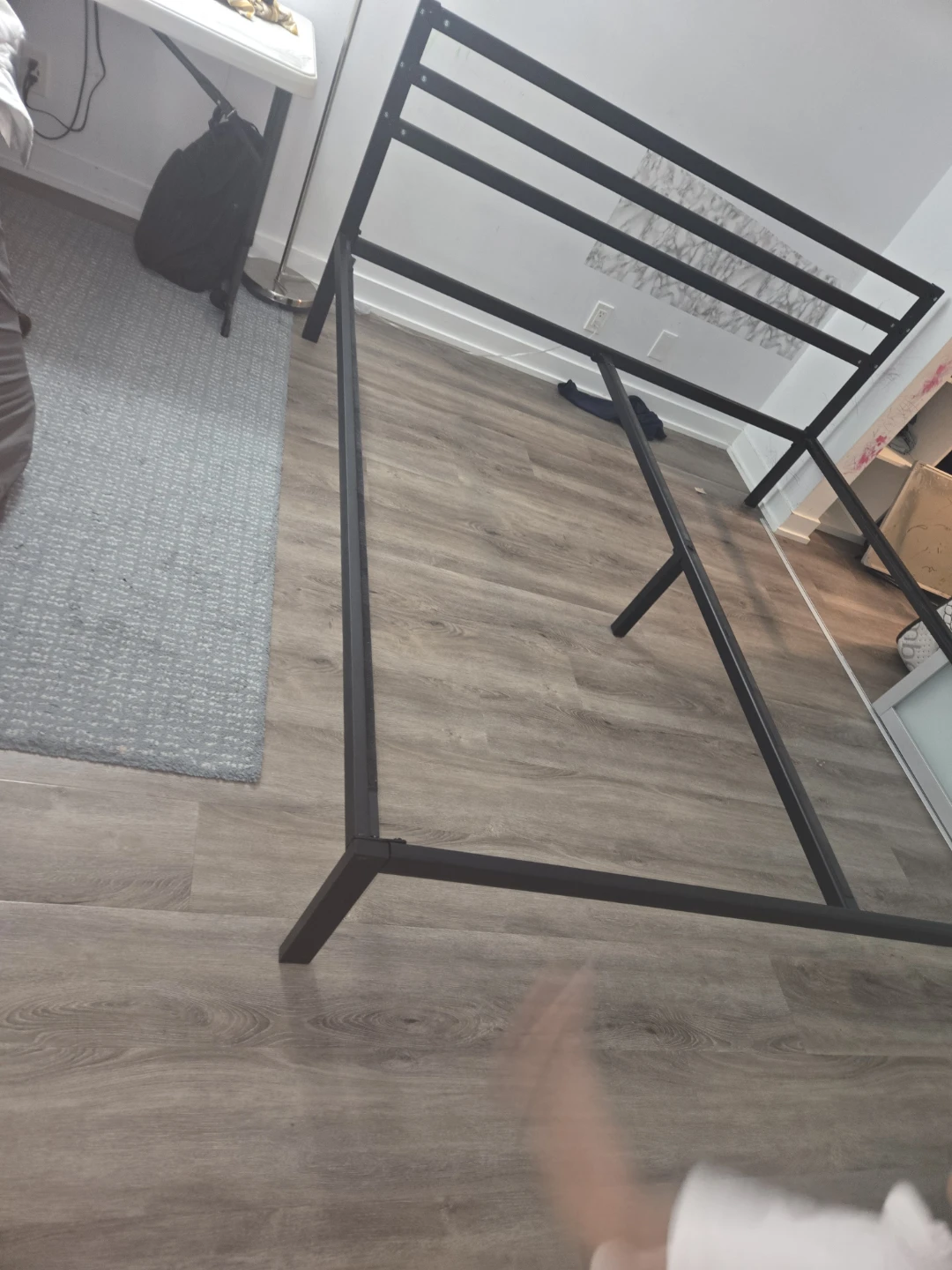 Black king size Metal Bed Frame