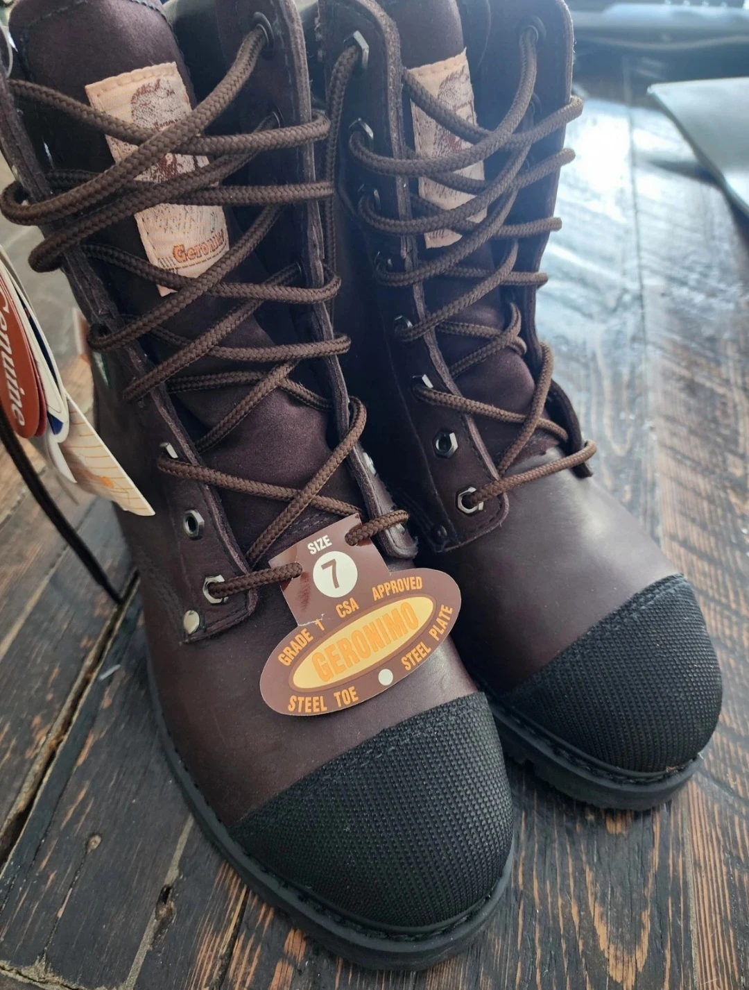 Geronimo Steel Toe Work Boots - photo 3