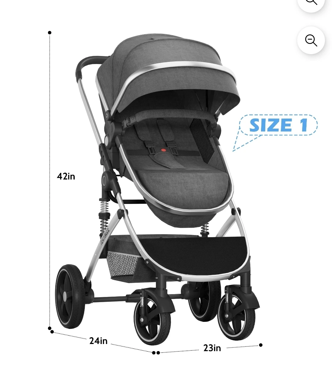 New 2-in-1 Baby Stroller - photo 3