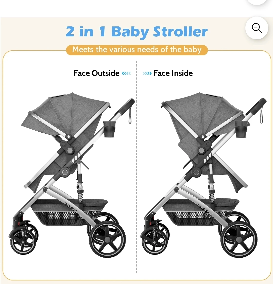 New 2-in-1 Baby Stroller - photo 4