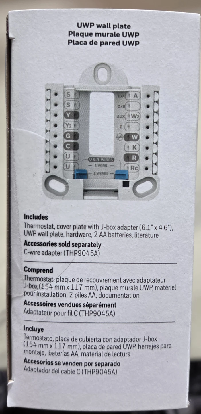 Honeywell Home FocusPRO P200 Programmable Thermostat TH2110U4004 - photo 2