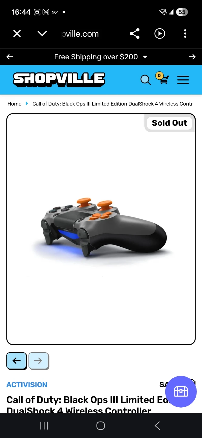 NEW Wireless Controller PS4 Call Black Ops III Limited Edition - photo 4