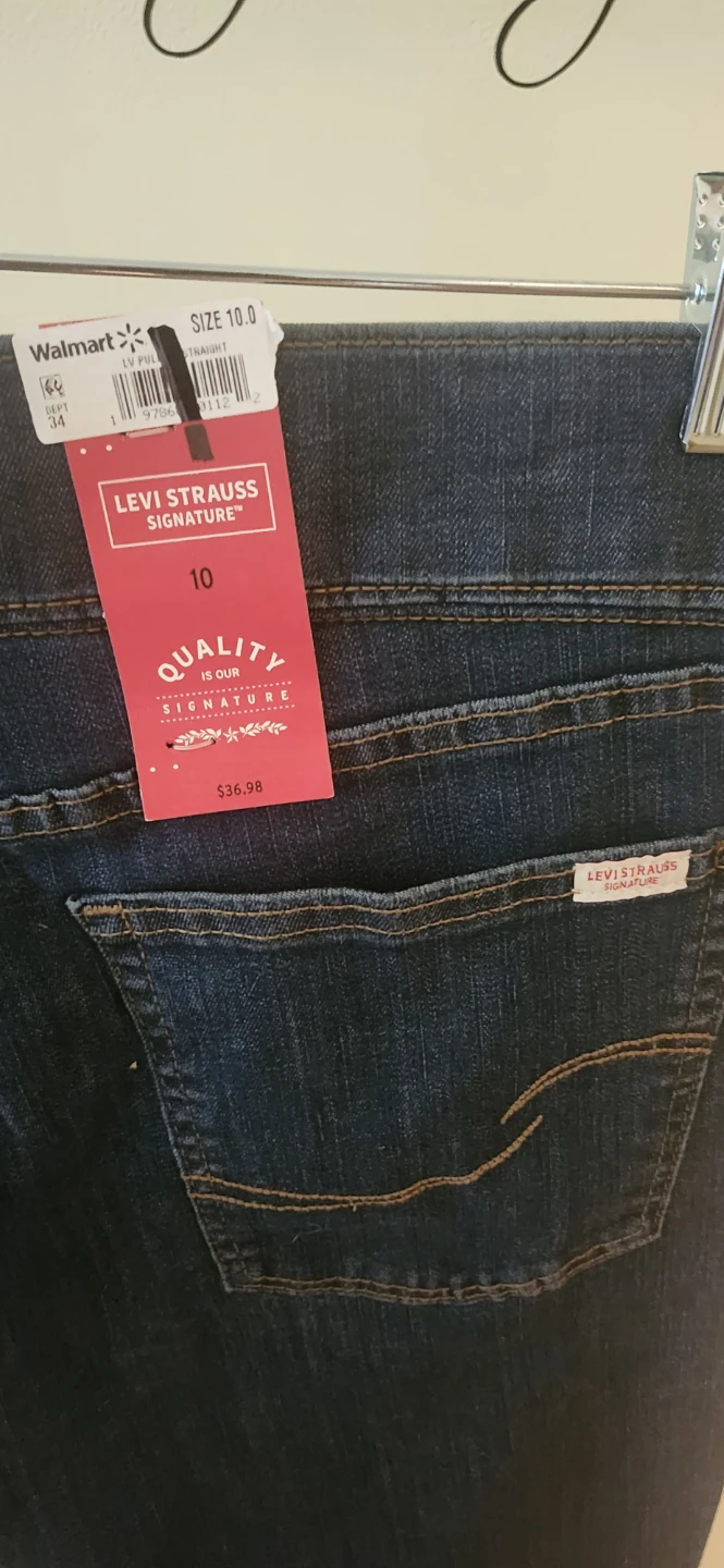 Levi 's Women's Perfect Pull-On Straight Jeans Size 10