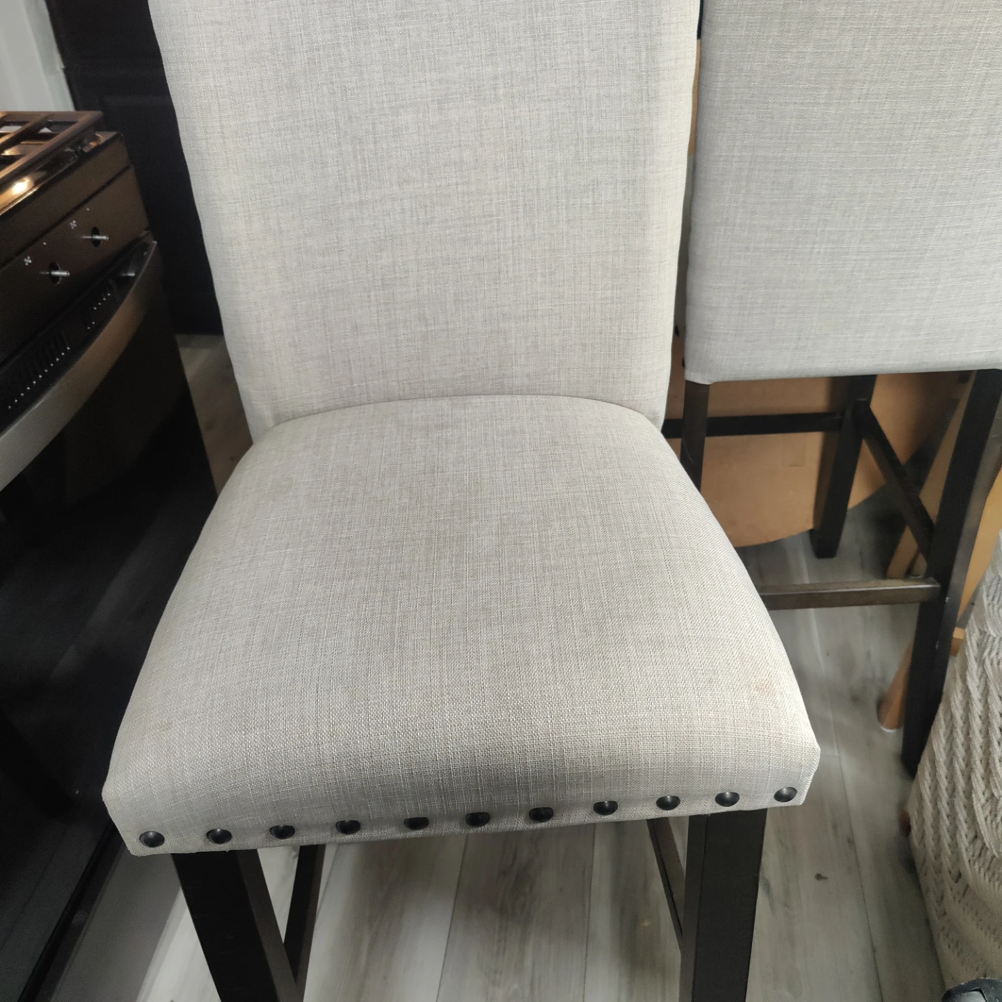 Set of 2 Upholstered Bar Stools - photo 2