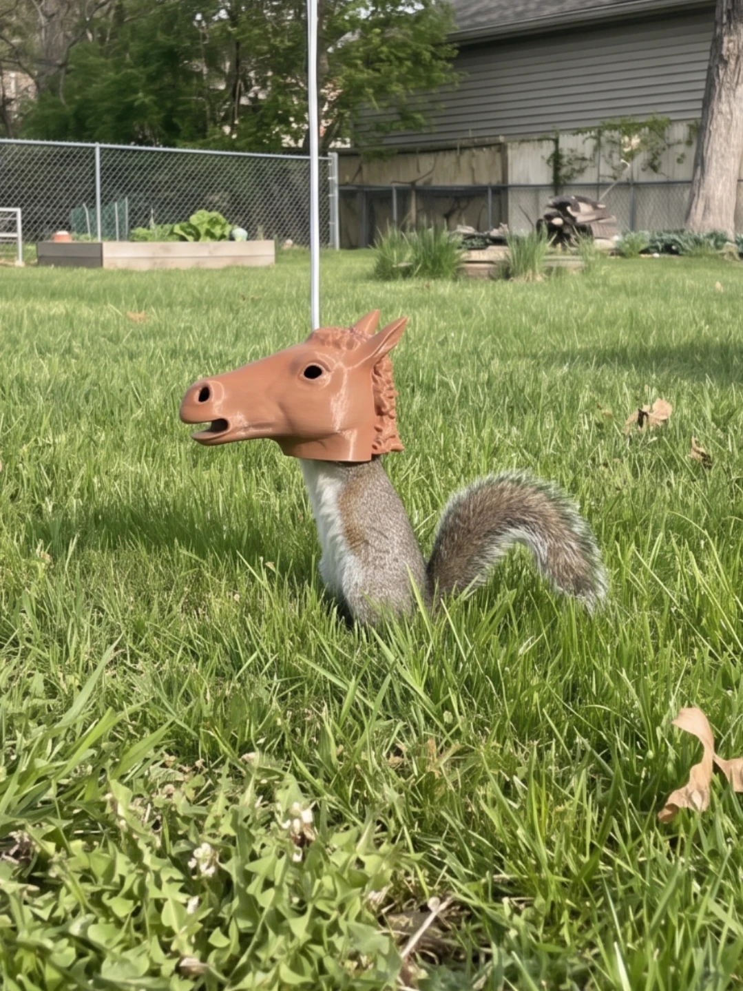 Hilarious Horse Head Squirrel Feeder (3D Printed in Gastown!)