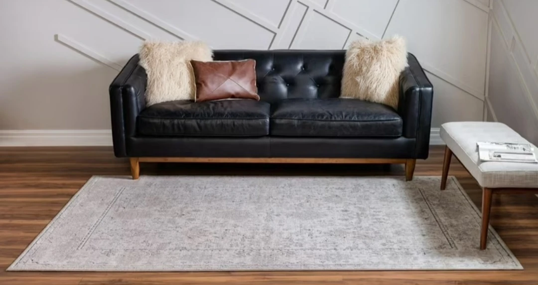 5x7 feet Area Rug - Light Gray - photo 3