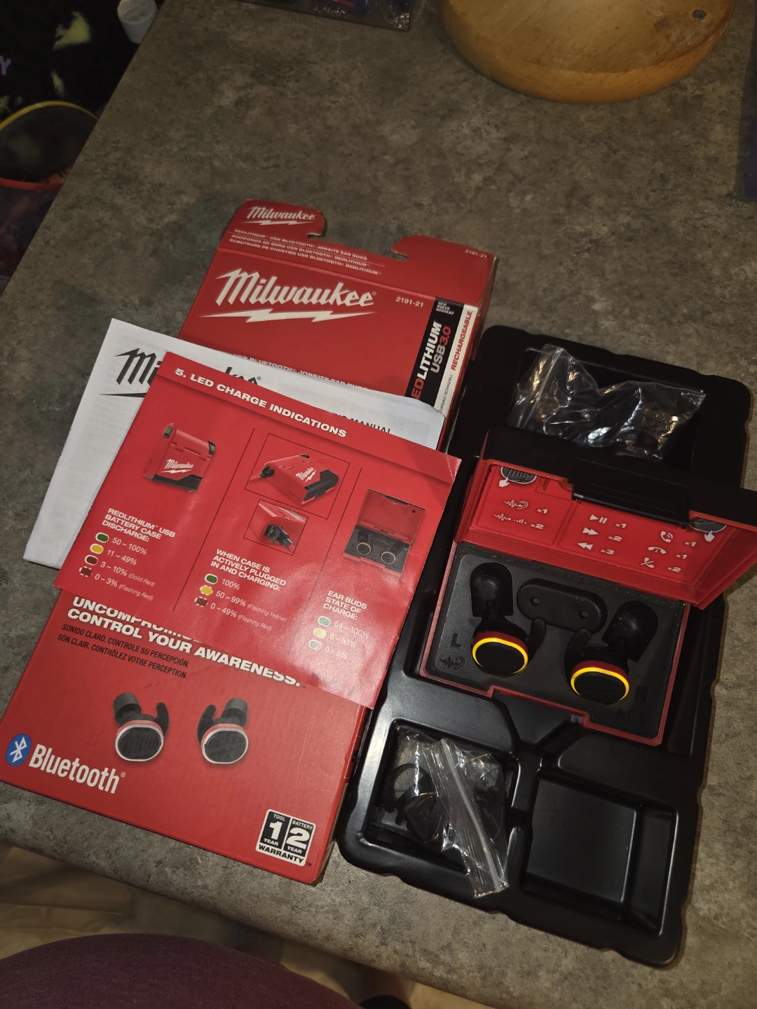 Milwaukee Bluetooth Headphones