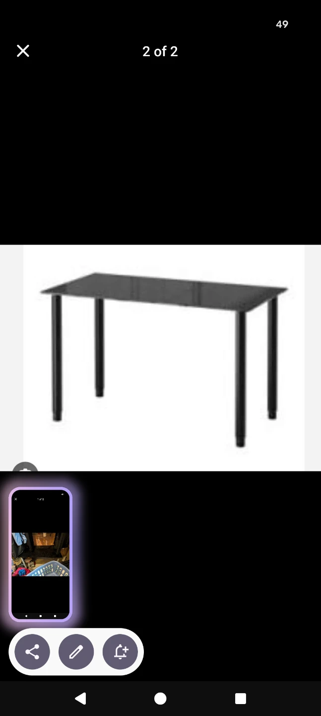 Black Rectangular Coffee Table