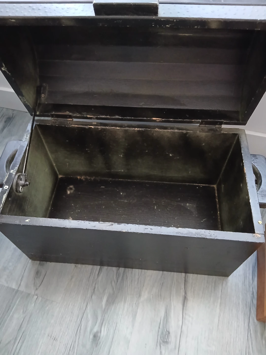 Wooden Storage Chest Trunk - photo 2