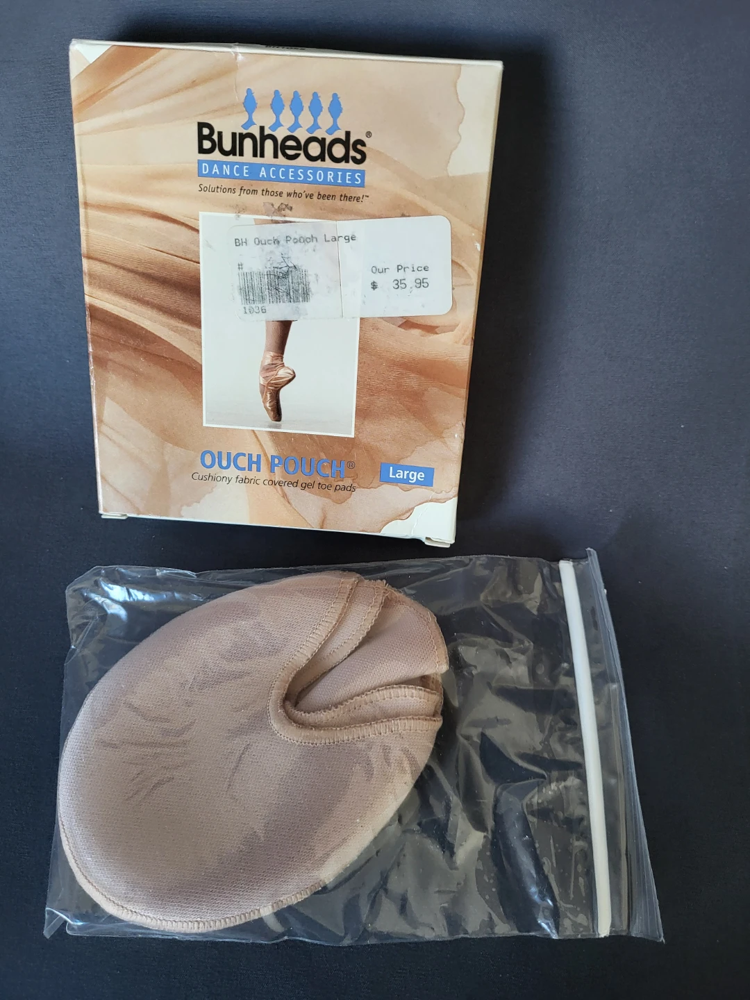 Bunheads Ouch Pouch Large Gel Toe Pads